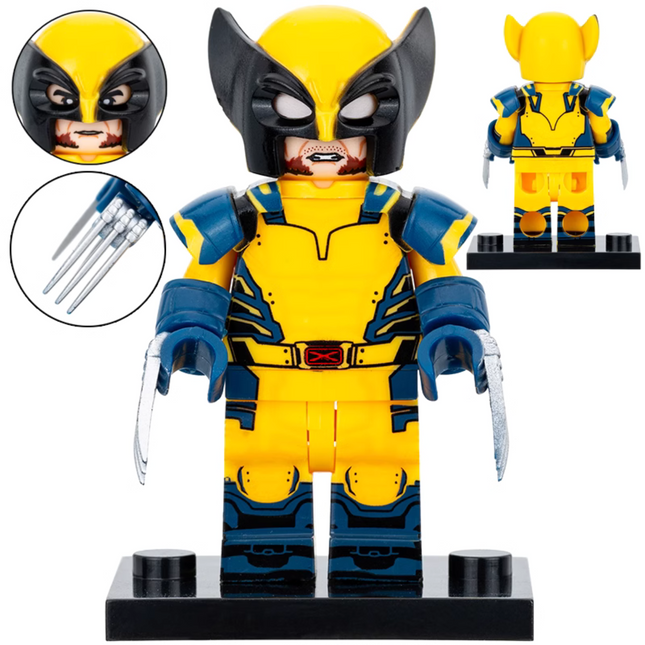 Wolverine Custom Marvel Superhero Minifigure