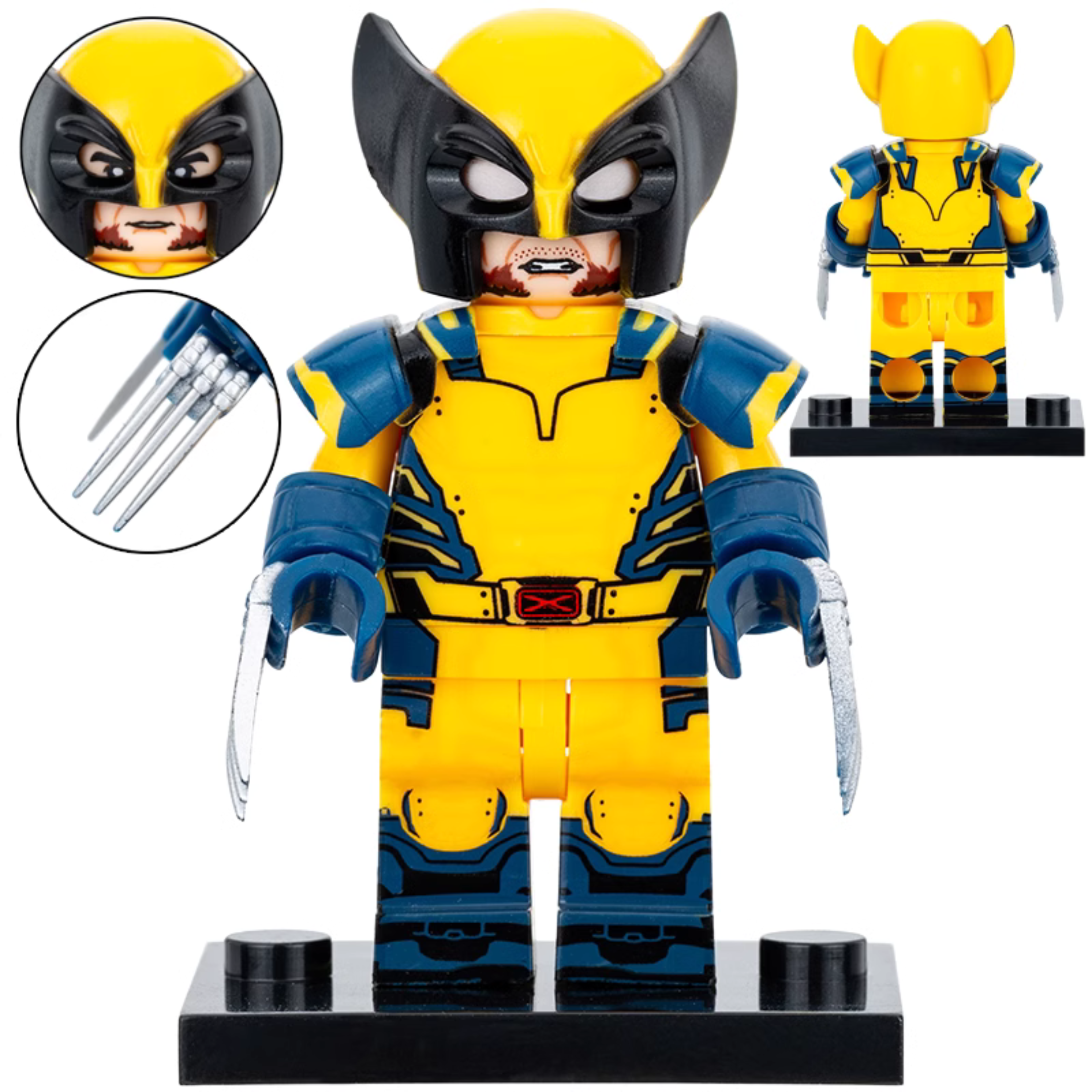 Wolverine Custom Marvel Superhero Minifigure – Minifigure Bricks
