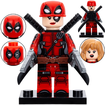 Lady Deadpool Custom Marvel Superhero Minifigure