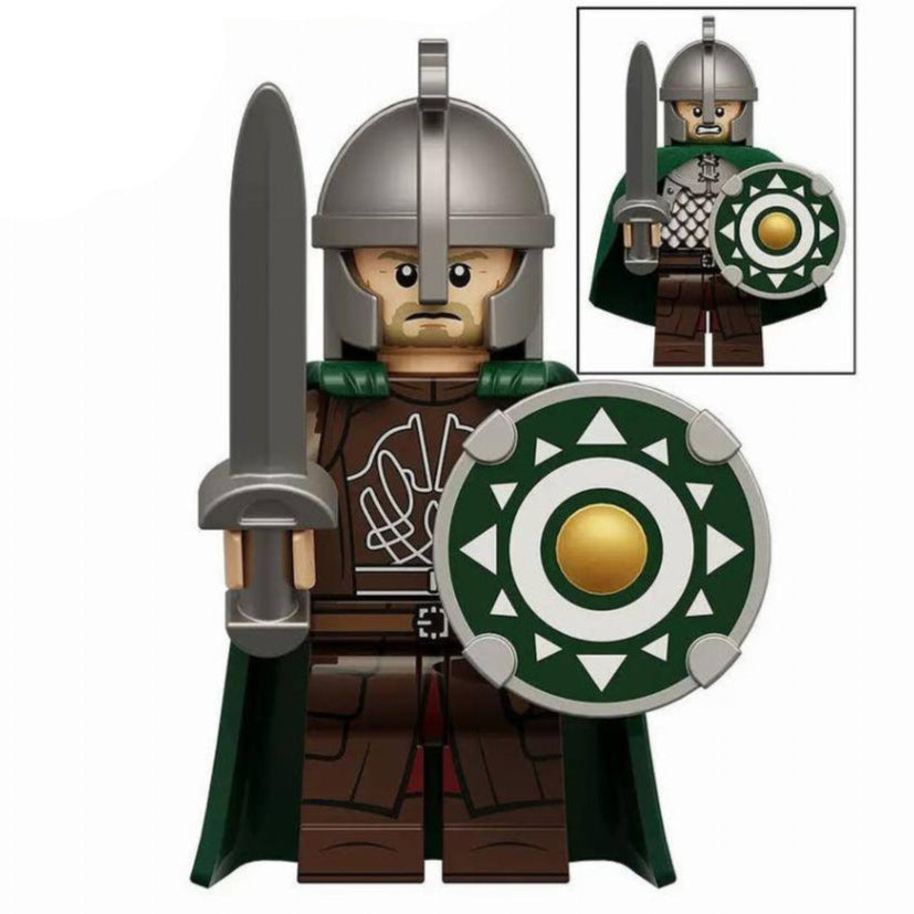 Rohan Warrior custom Lord of the Rings Minifigure – Minifigure Bricks