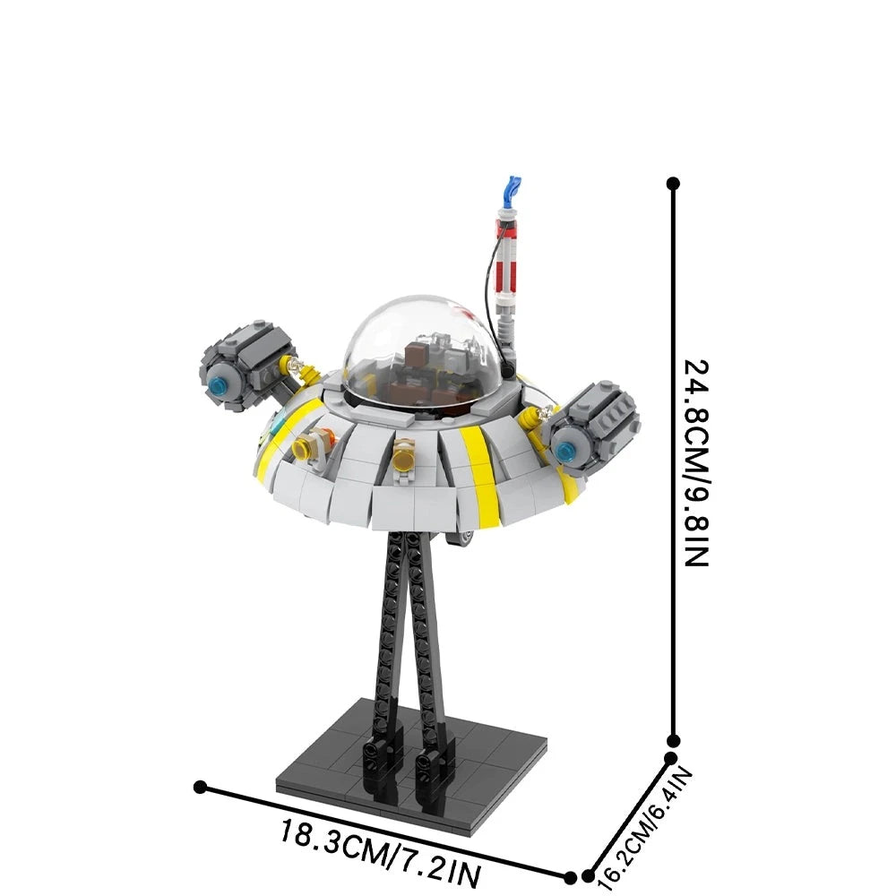 Lego rick and morty spaceship sales