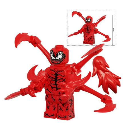 Carnage Custom Marvel Superhero Minifigure