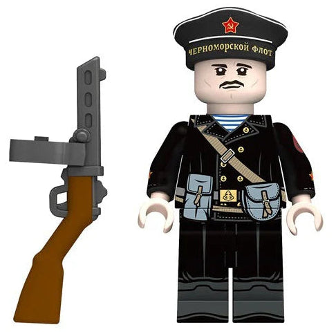 Soviet Naval Infantry (Russian Soldier) Custom Military Minifigure