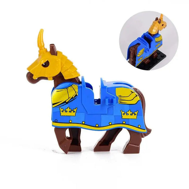 Medieval Armored Warhorse Custom Minifigure