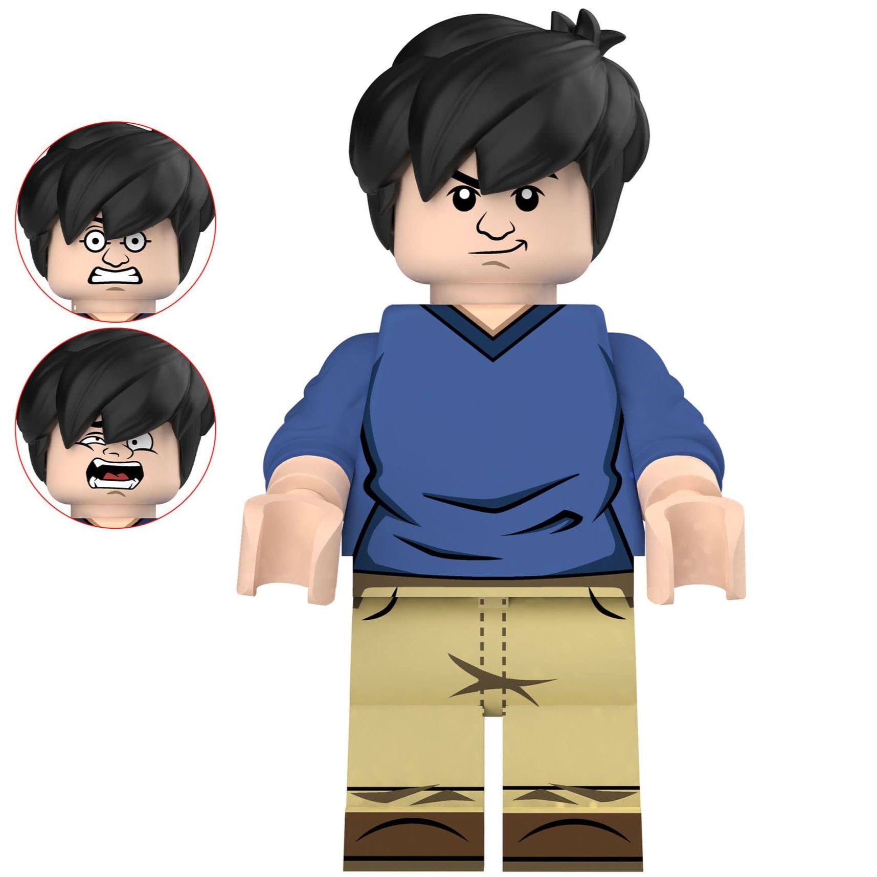Jackie Chan From Movie Star Custom Minifigure – Minifigure Bricks