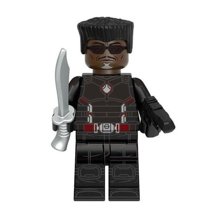 Blade (Wesley Snipes) Custom Marvel Superhero Minifigure