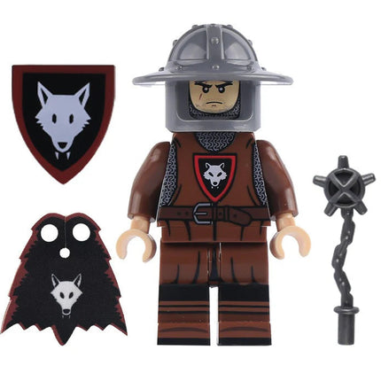 Wolf Guard Medieval Knight Custom Soldier Minifigure
