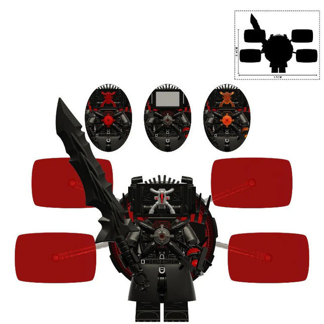 Watchman of Doom (Skibidi Toilet Series) Custom Minifigure