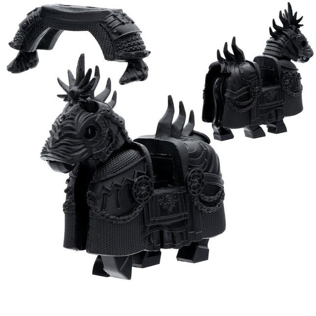 Medieval Heavily Armored Warhorse Custom Minifigure