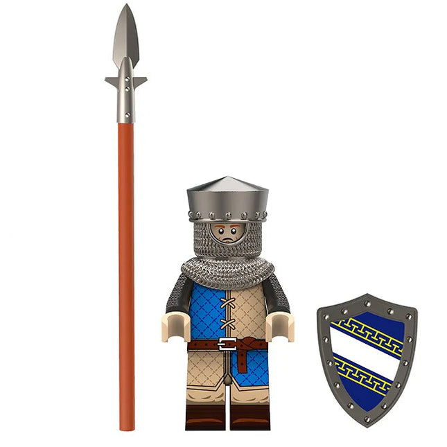 Conscript Spear Militia From Medieval Knight Custom Minifigure