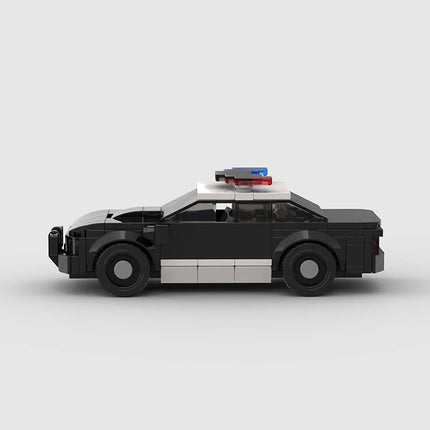 Police Patrol Car Custom Car MOC