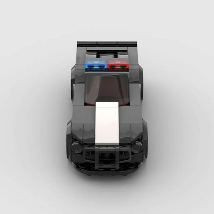 Police Patrol Car Custom Car MOC