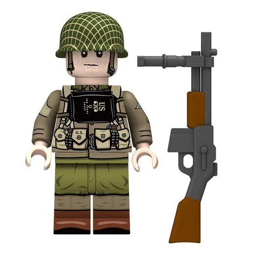 Bar World War II U.S. Army Rangers Custom Minifigure