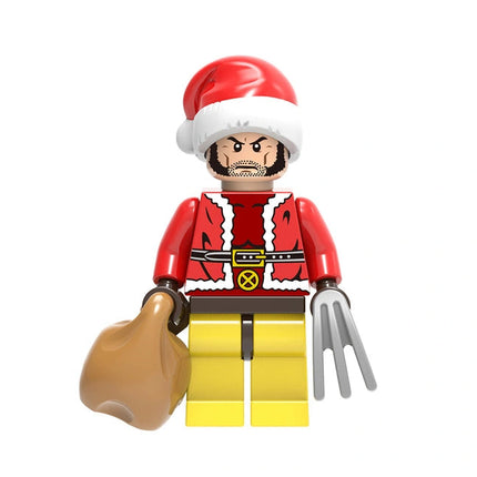 Wolverine Custom Marvel Christmas Superhero Minifigure