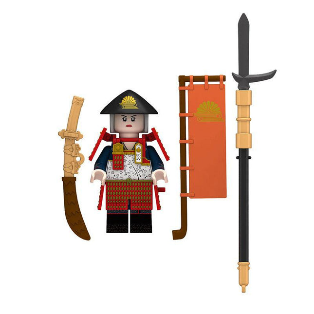 Apenanka Japanese Samurai Military Custom Minifigure