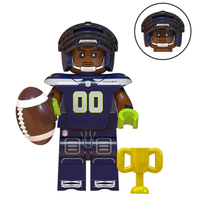Seattle Seahawks American Football Player Minifigure – Minifigure
