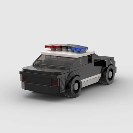 Police Patrol Car Custom Car MOC