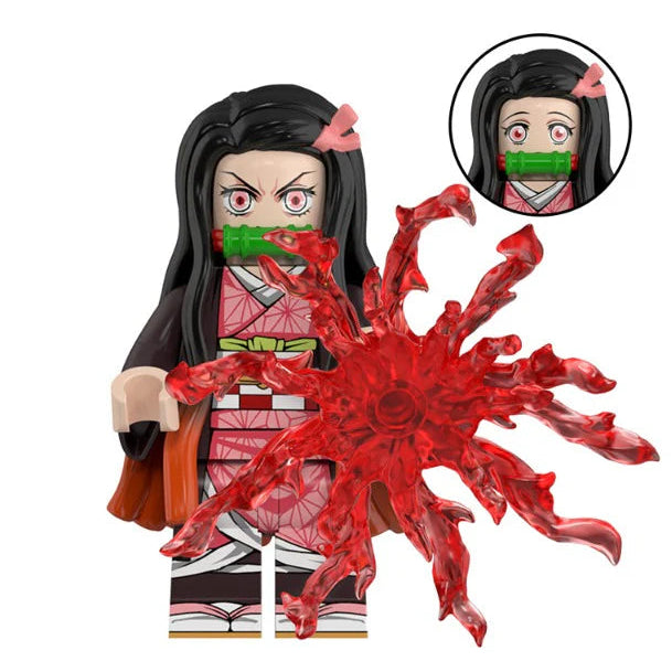 Nezuko Kamado From Demon Slayer Custom Anime Minifigure