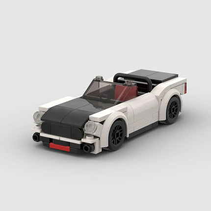 Fiat Abarth 124 Spider Convertible Custom Car MOC