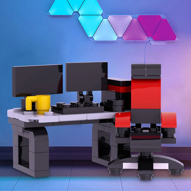 Computer Desk Custom MOC – Minifigure Bricks
