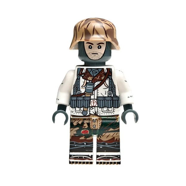 Rifleman From German military snow Soldier Custom Minifigure