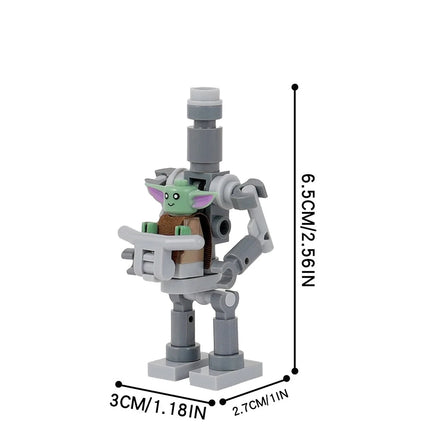 IG-12 Droid with Grogu Custom Star Wars MOC