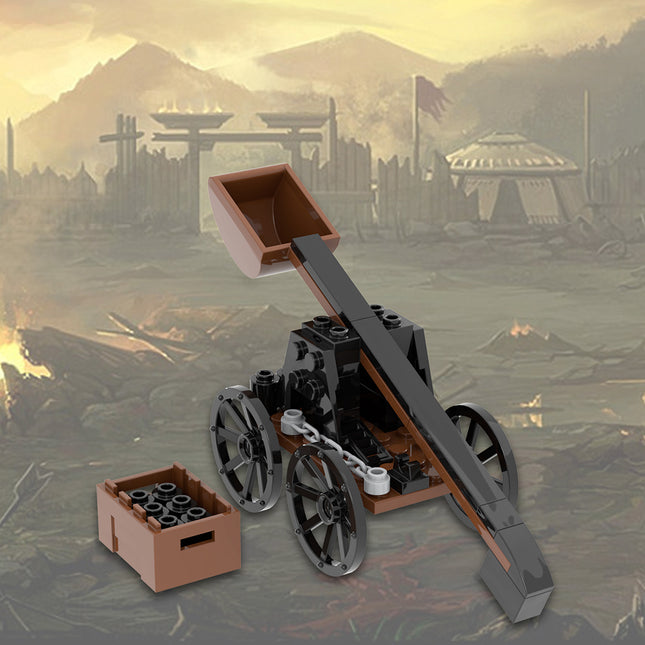 Medieval Catapult Custom Military MOC