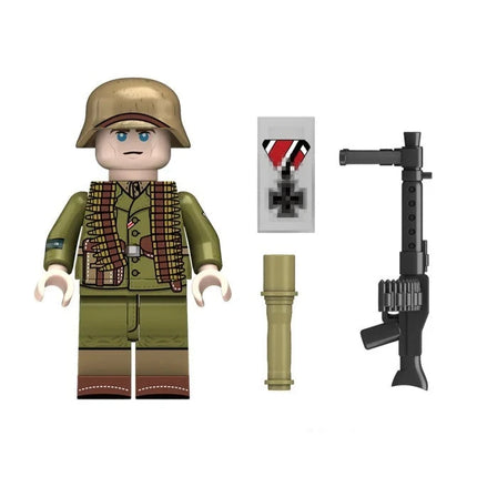 German Africa Corps Soldier Custom Minifigure