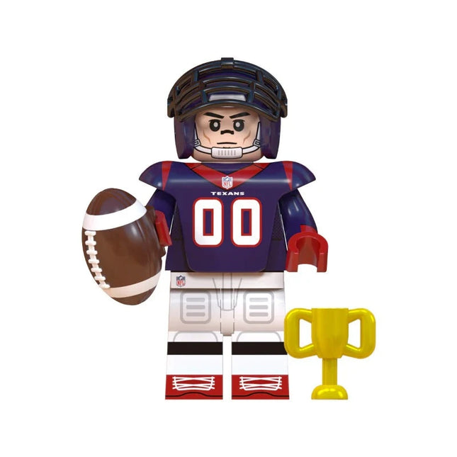 Texans American Football Player Minifigure