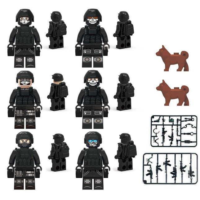 Ghost Special Team Special Forces Minifigure Bundle Set