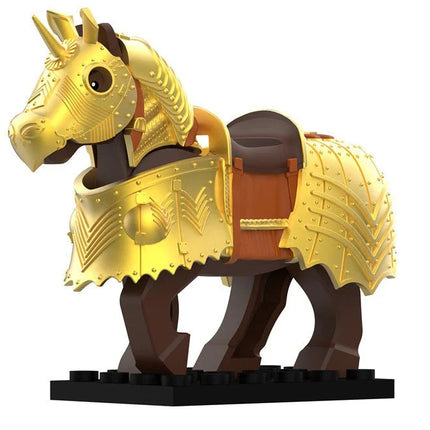 Gothic War Horse Medieval Warhorse Custom Minifigure