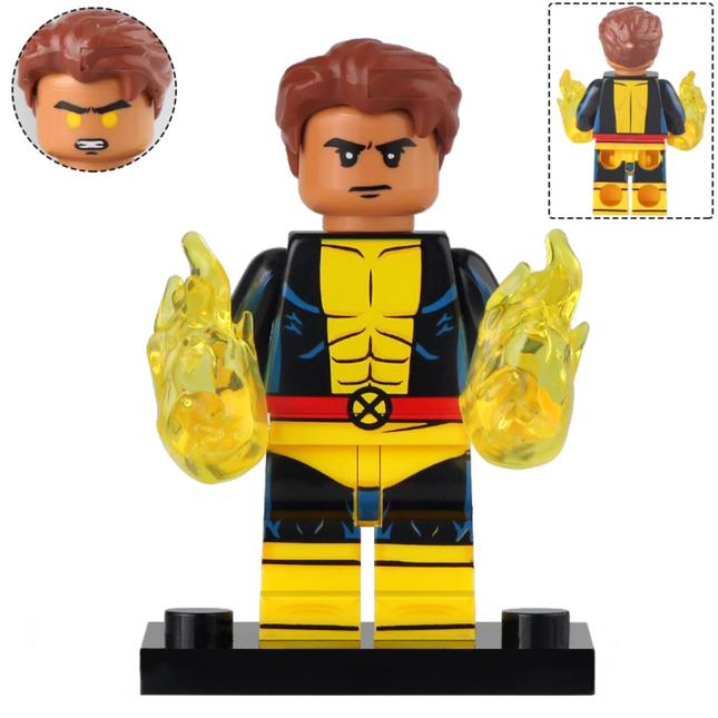 Sunspot (X-Men) Custom Marvel Superhero Minifigure
