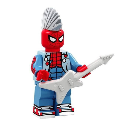 Spider-Punk Spider-Man Custom Marvel Superhero Minifigure