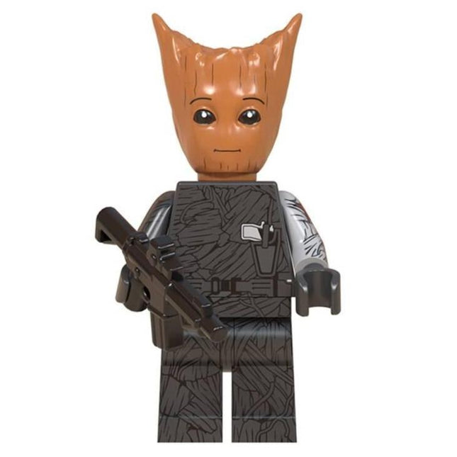 Winter Soldier Groot Custom Marvel Superhero Minifigure