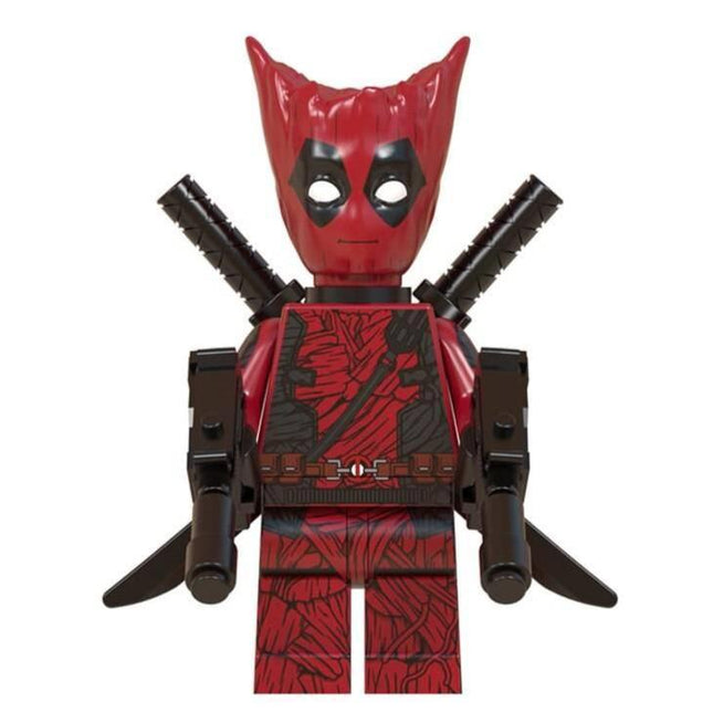 Deadpool Groot Custom Marvel Superhero Minifigure