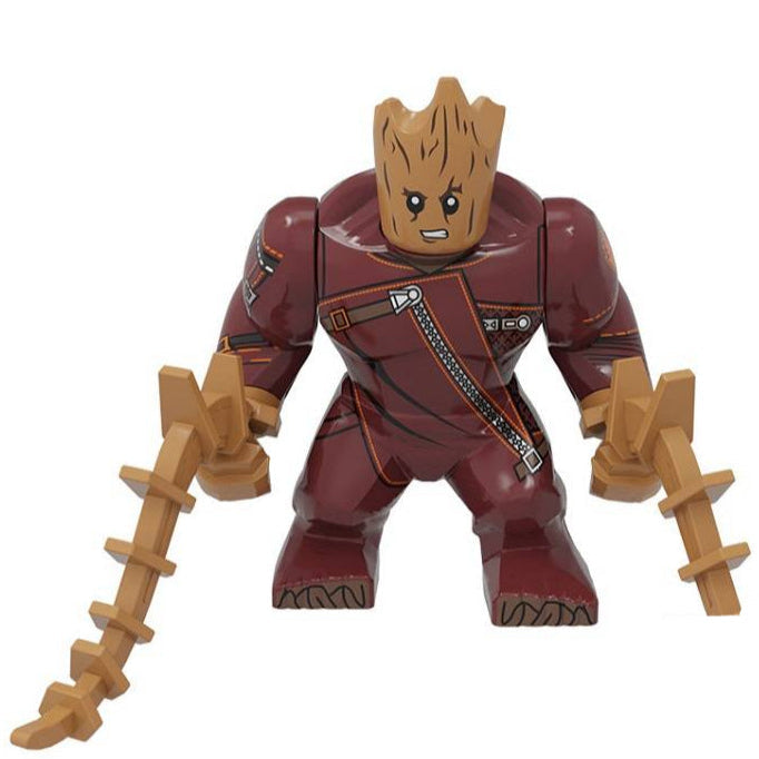 Big Groot Minifigure Marvel GOTG Groot Tall Custom Big Figure