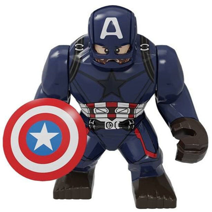 Captain America Custom Marvel Superhero Large Minifigure