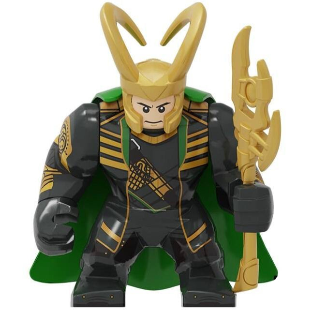 Loki Custom Marvel Superhero Large Minifigure