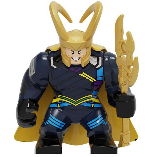 Loki Custom Marvel Superhero Large Minifigure