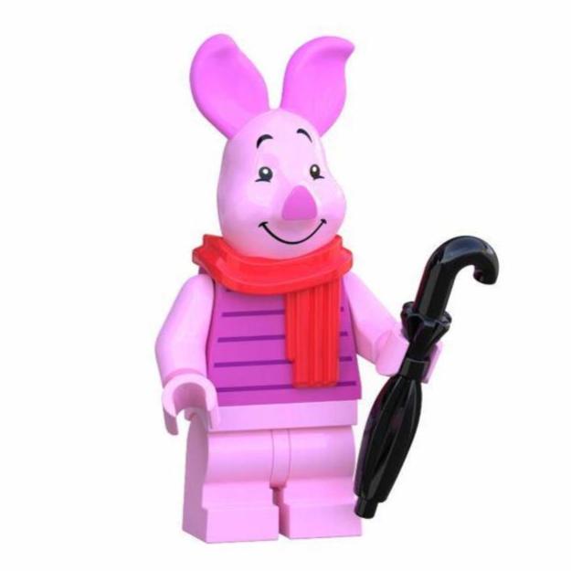 Piglet from Winnie the Pooh Custom Minifigure