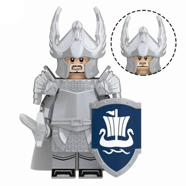 Swan Knights (Knights of Dol Amroth) Custom Lord of the Rings Minifigure