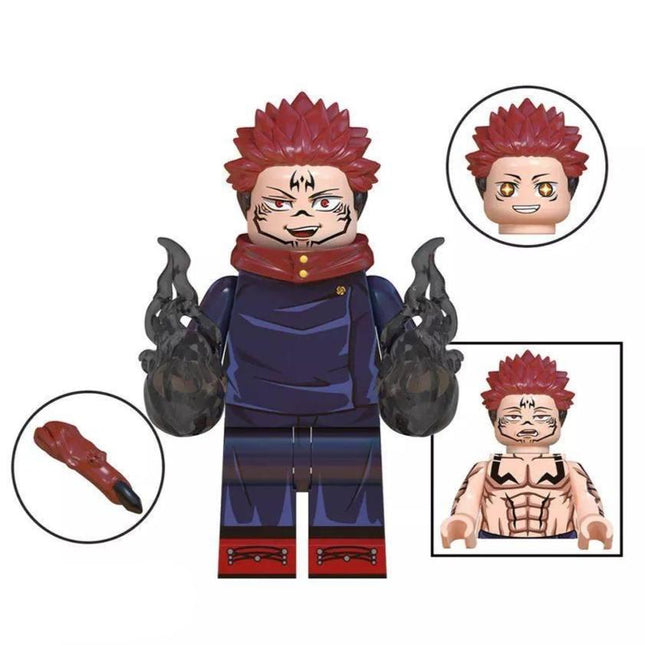 Itadori Yuji from Jujutsu Kaisen Custom Anime Minifigure