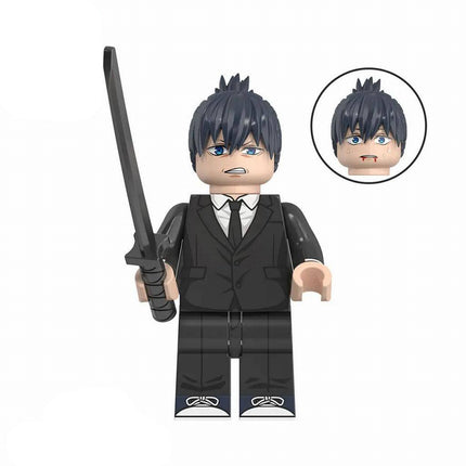 Aki Hayakawa from Chainsaw Man Custom Anime Minifigure