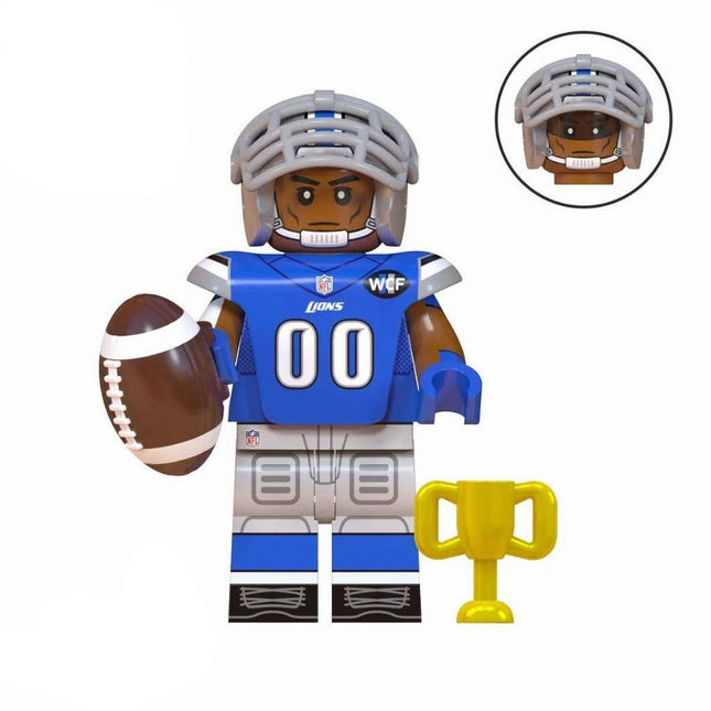 Detroit Lions American Football Player Minifigure