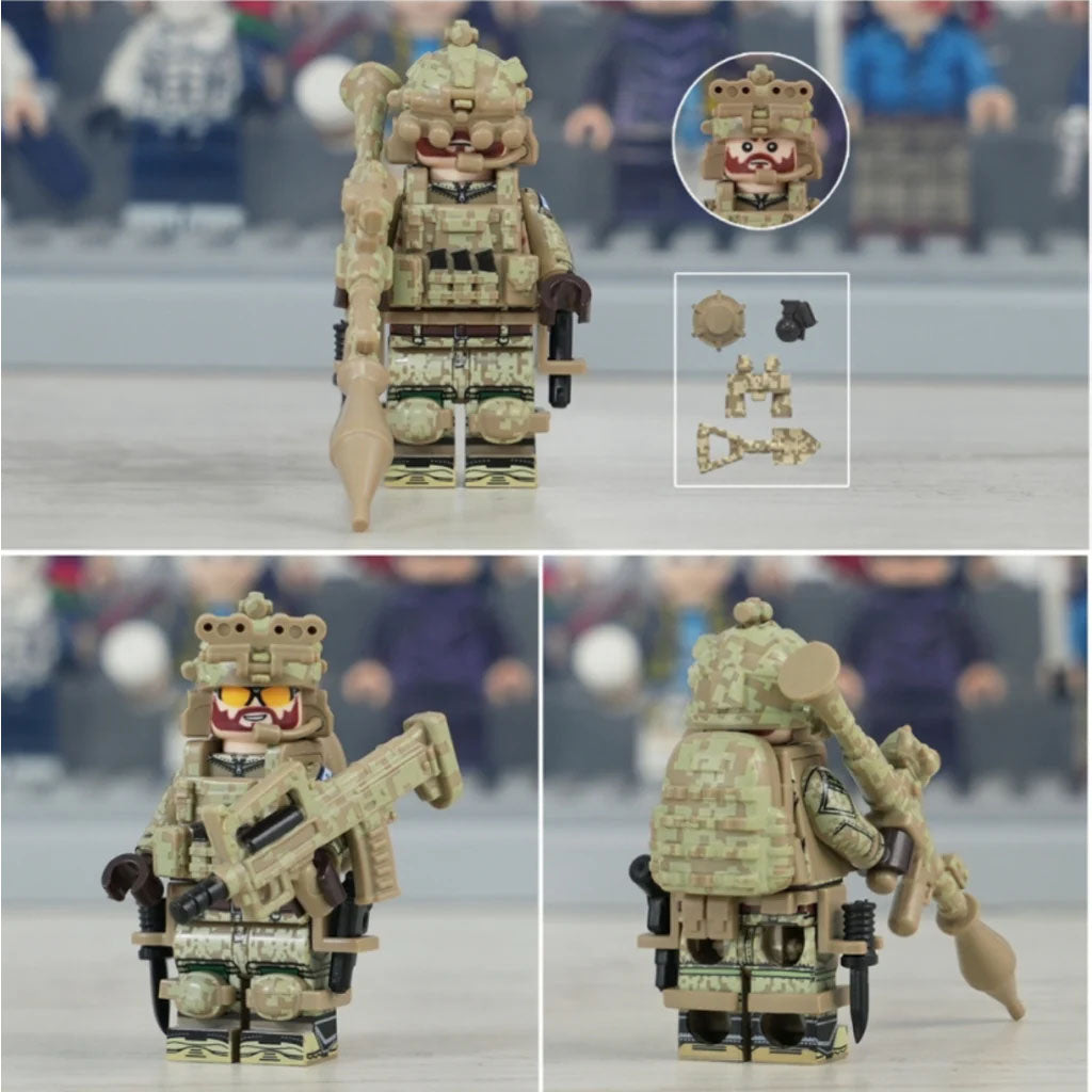 US Desert Strike Force Soldier Custom Military Minifigure – Minifigure ...