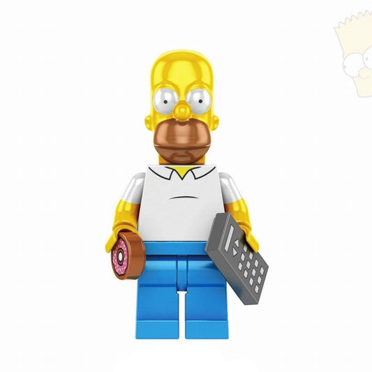 Homer Simpson Custom The Simpsons Custom Minifigure – Minifigure Bricks