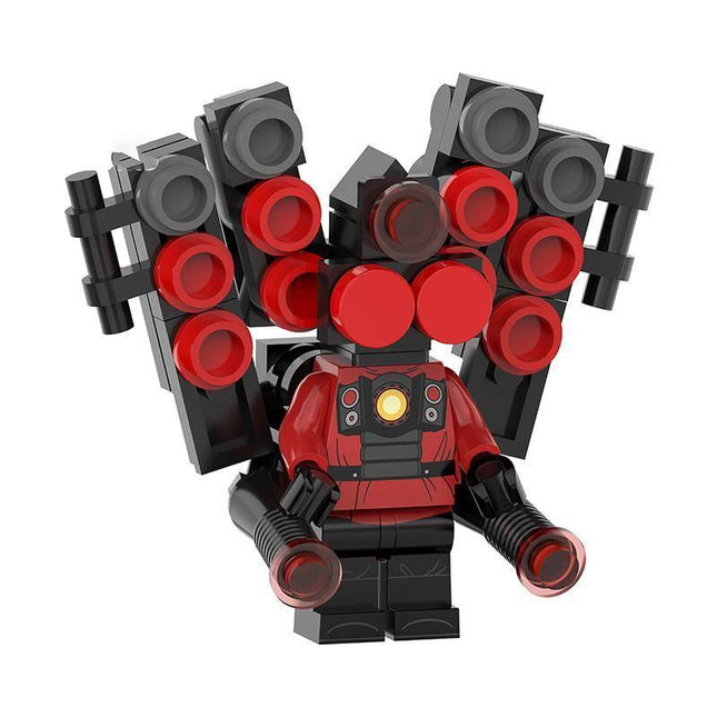 Upgraded Titan Speakerman Skibidi Toilet Custom Minifigure