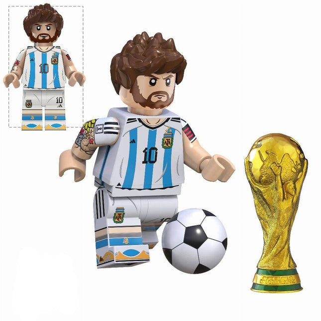 Lionel Messi Football Legend Custom Minifigure