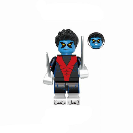 Nightcrawler (X-Men) Custom Marvel Superhero Minifigure