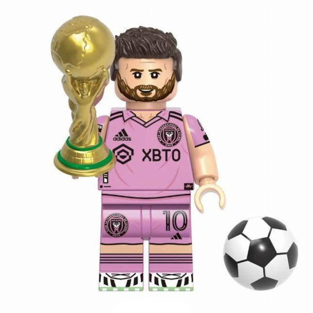 Lionel Messi (Inter Miami) Custom Football Player Minifigure